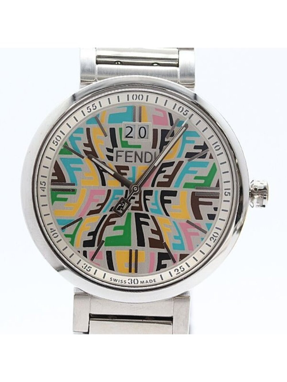 Fendi Forever Date Multicolor Dial Watch